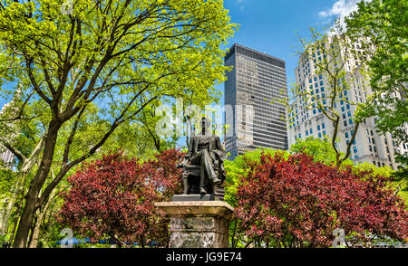 William Seward Statue im Madison Square Park in Manhattan, New York City Stockfoto