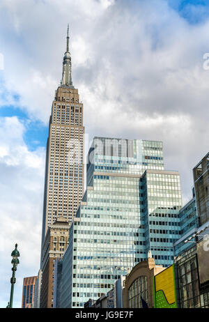 Wolkenkratzer in Midtown Manhattan, New York Stockfoto