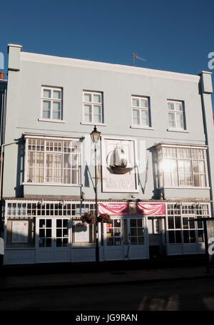 Aldeburgh Suffolk UK Juni 2017 - Regatta-Restaurant Stockfoto