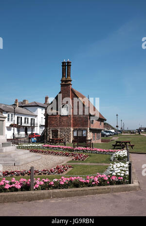 Aldeburgh Suffolk UK Juni 2017 - Moot Hall Foto genommen von Simon Dack Stockfoto