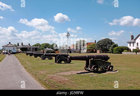 Southwold Suffolk UK Juni 2017 - Gun Hill Stockfoto