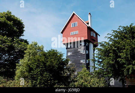 Thorpeness Suffolk UK Juni 2017 - das Haus in den Wolken verwandelt ein ehemaligen Wassertank in ein Heim Stockfoto