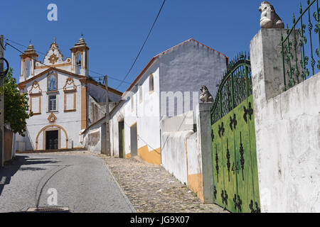 Kloster Sant Antonio; Alter Do Chao; Die Region Alentejo; Portugal; Stockfoto