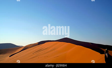 Dead Vlei und Big Daddy Dünen im Sossusvlei, Namib-Naukluft-Nationalpark in Namibia Stockfoto