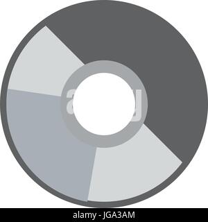 CD-Daten archivieren digital audio Stock Vektor