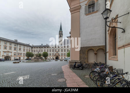 Besuch der Erzabtei St. Peter in Salzburg, Österreich Stockfoto