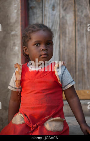 Afrikanisches kind Porträt, in Maun Botswana Stockfoto