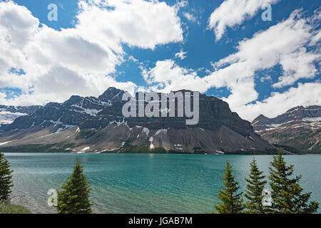 Bow Lake, Banff National Park. Kanada Stockfoto