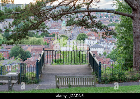 Aussichtspunkt am St Giles Hill in Winchester in Hampshire, UK Stockfoto