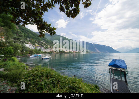 Montreux in der Schweiz Stockfoto