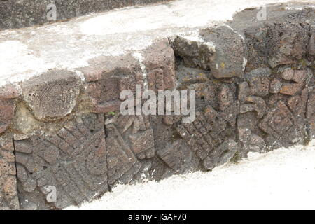 Tepoztlan, Mexiko, Pyramide. Stockfoto