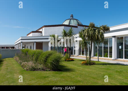 Die Marine-Halle auf der Esplanade in Fleetwood Stockfoto