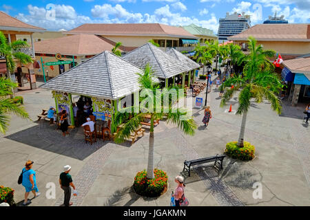 St Kitts Caribbean Cruise Celebrity Linie Insel Vista südlichen Karibik Insel-Kreuzfahrt von Miami Florida Stockfoto