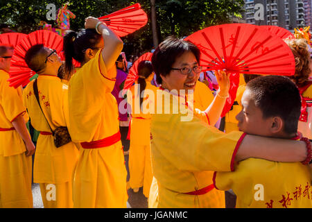 Kanada 150, Canada Day Parade, Vancouver, Britisch-Kolumbien, Kanada. Stockfoto