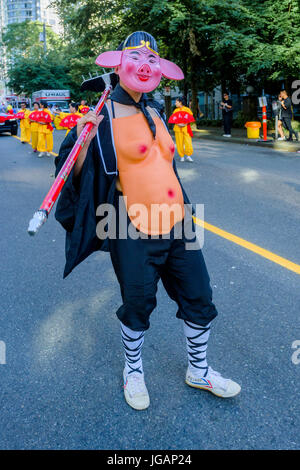 Kanada 150, Canada Day Parade, Vancouver, Britisch-Kolumbien, Kanada. Stockfoto