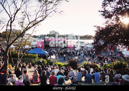 Konzert im freien Geist von 150 Victoria.  Victoria BC. Kanada Stockfoto