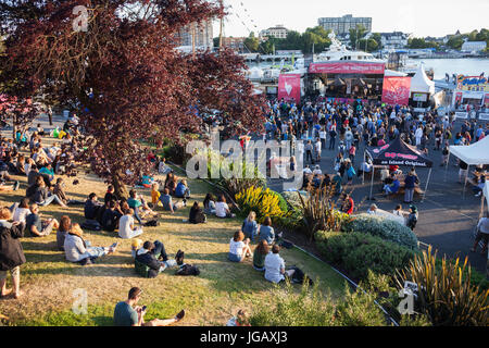 Konzert im freien Geist von 150 Victoria.  Victoria BC. Kanada Stockfoto