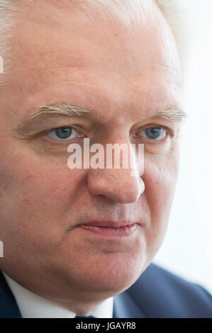 Jaroslaw Gowin Minister für Wissenschaft und Hochschulwesen in Danzig, Polen. 12. April 2017 © Wojciech Strozyk / Alamy Stock Foto Stockfoto