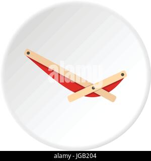 Liege-Symbol Kreis Stock Vektor