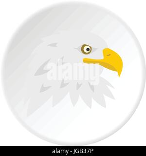 Adler-Symbol Kreis Stock Vektor