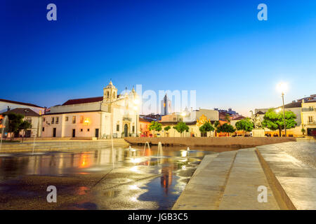 Kirche Santa Maria und Gouverneure Castle in Lagos, Algarve, Portugal Stockfoto