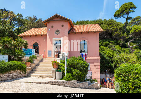 Kroatien Besucherzentrum Dubrovnik Kroatien Dalmatien Lokrum Insel Lokrum Dubrovnik Adria Meer Dubrovnik Kroatien Stockfoto