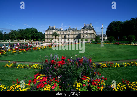 Paris, Jardin du Luxembourg Gärten Stockfoto