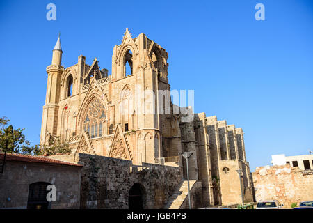 Lala Mustafa Pascha Moschee in Famagusta, Zypern Stockfoto