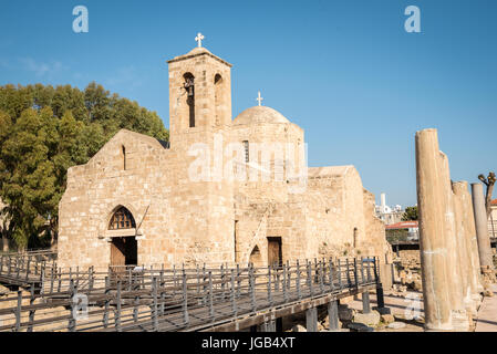 Kirche Agia Kyriaki Chrysopolitissa in Paphos, Zypern Stockfoto