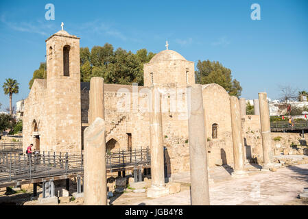 Kirche Agia Kyriaki Chrysopolitissa in Paphos, Zypern Stockfoto