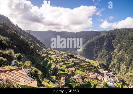 Malerischen Ribeira da Janela im Norden von Madeira, Portugal Stockfoto