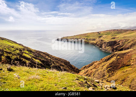 Wunderschöne Aussicht auf Trail nach Ponto Sao Lourenco, Madeira, Portugal Stockfoto