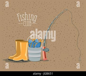 farbigen Hintergrund mit Funkeln von Elementen für Angelverein Stock Vektor