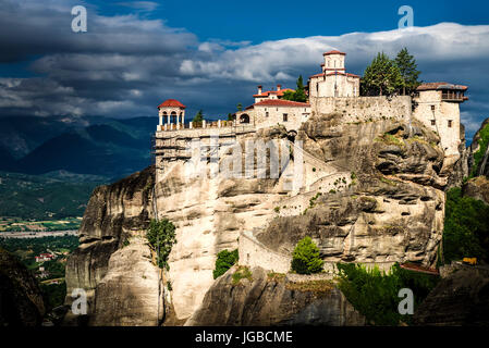 Varlaam Kloster in Meteora, Griechenland. Stockfoto