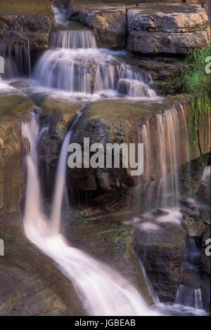 Taughannock Creek Wasserfall, Taughannock Falls State Park, New York Stockfoto