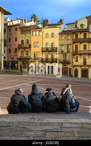 Arezzo, Italien - der wunderbaren etruskischen und Renaissance Stadt der Toskana. Stockfoto