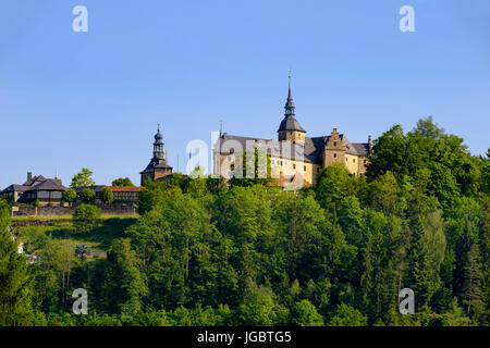 Burg Lauenstein, Ludwigsstadt, Frankenwald, Oberfranken, Franken, Bayern, Deutschland Stockfoto