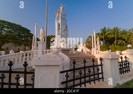 Christus König Denkmal Assolna Goa Indien Stockfoto