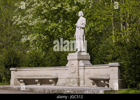 Franz Liszt-Denkmal im Park an der Ilm, Weimar, Thüringen, Deutschland Stockfoto