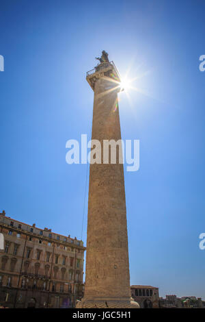 Trajanssäule Trajan Forum, Rom, Italien Stockfoto
