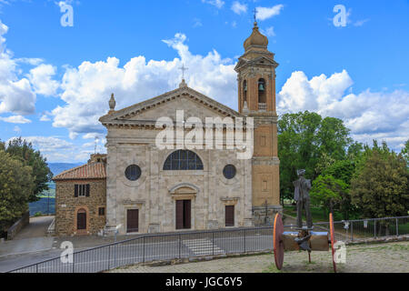 Chiesa della Madonna del Soccorso, Montalcino, Toskana, Italien Stockfoto