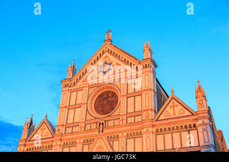 Basilica di Santa Croce di Firenze, Florenz, Toskana, Italien Stockfoto