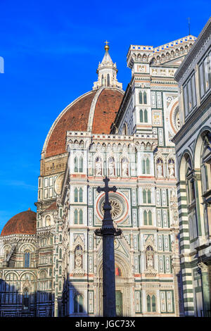 Battistero San Giovanni, Cattedrale di Santa Maria del Fiore, Florenz, Toskana, Italien Stockfoto