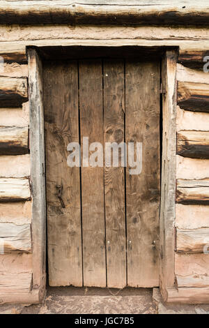 Kabinentür bei Valley Forge National Historic Park Stockfoto