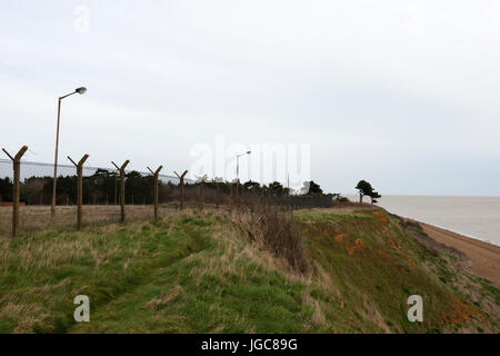 Ehemaligen RAF Bawdsey Kriegszeit & kalten Krieges Radarstation Stockfoto