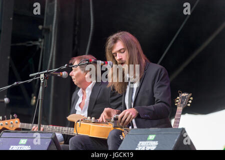 Montreal, Kanada - 5. Juli 2017: Jack Broadbent auf der Bühne beim Montreal International Jazz Festival Credit: Marc Bruxelle/Alamy Live-Nachrichten Stockfoto