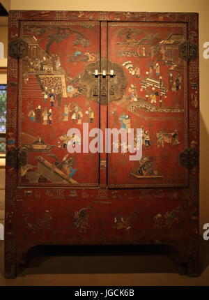 Peking, Peking, China. 5. Juli 2017. Peking, CHINA-Juli 5 2017: (nur zur redaktionellen Verwendung. CHINA HERAUS). Antike Möbel der Ming- und Qing-Dynastien im National Museum of China in Peking zu sehen. Bildnachweis: SIPA Asien/ZUMA Draht/Alamy Live-Nachrichten Stockfoto