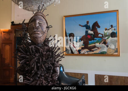 Venedig, Italien. 5. Juli 2017. Die Diaspora-Pavillon, wird wo gibt es Fotos auf dem Display des Künstlers Khadija Saye während der Biennale Arte 2017 auf 5. Juli 2017 in Venedig gesehen. Die Arbeit von Khadija Saye, der 24 Jahre alte Fotograf der mit der Mutter Mary Mendy im Grenfell Turm Feuer in Westlondon letzte Woche gestorben ist in der Diaspora-Pavillon auf der Biennale in Venedig in einer Präsentation kuratiert von David A Bailey mit aufstrebenden Künstlern aus unterschiedlichen kulturellen Hintergründen. Bildnachweis: Erwachen Fotoagentur/Alamy Live-Nachrichten Stockfoto