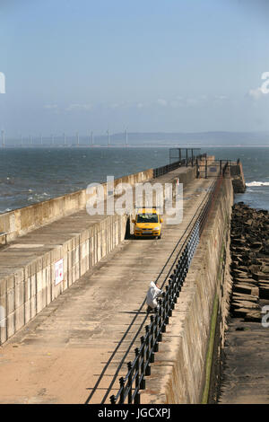 Die Landzungen Fläche von Hartlepool. UK Stockfoto