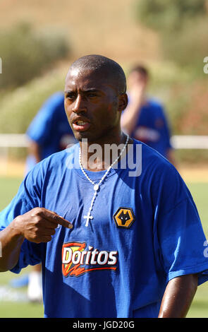 Wolverhampton Wanderers Fußballer Dean Sturridge 21. Juli 2003 Stockfoto